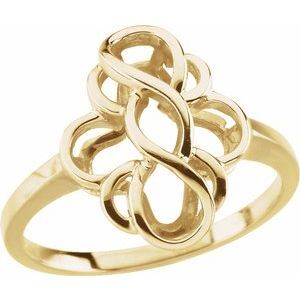 18K Yellow Freeform Ring - 5291:84268:P