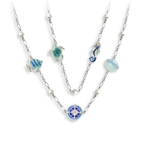 20" Nautical Necklace  Sterling Silver - NN0565A