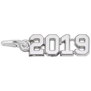 2019 Charm  - 14K White Gold  - 10-3819-0-14KW