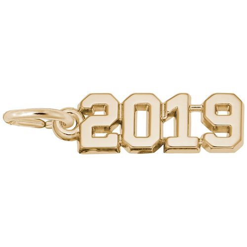 2019 Graduation Charm - 10K Gold - 10-3819-10kg