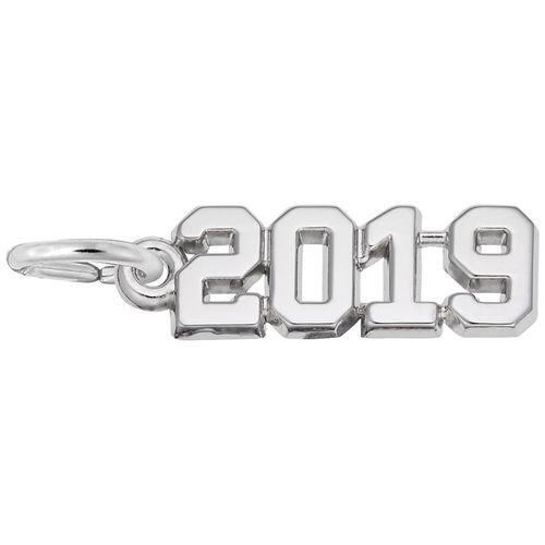 2019 Graduation Charm - Sterling Silver - 10-3819-ss