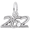 26.2 Marathon Running Plain Charm Silver - 10-2744