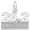 26.2 Marathon Running With Diamond Charm White Gold - 10-2737