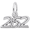 26.2 Marathon Running With Diamond Charm White Gold - 10-2745
