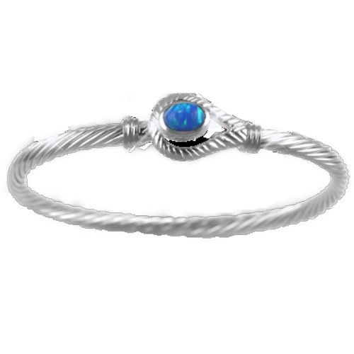 3.5mm Unity Opal Cable Hook Bracelet W/wraps 7.0  - CBLS35OPUNY70