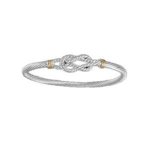 3.5mm Sailors Knot Cable Hook Bracele. W/14ky Wraps 8.0  - CBLC35SK80