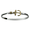 4mm Anchor Hook Bracelets W/14ky Anchor And Wrap 6.0  - C42CANC60