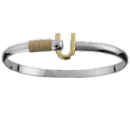 4mm Caribbean Hook Bracelet W/14ky Head 14ky Wrap 6.5 - C42C65