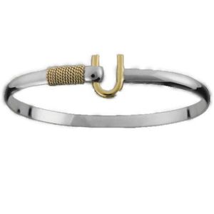 4mm Caribbean Hook Bracelet W/14ky Head 14ky Wrap 7.0 - C42C70