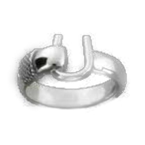 4mm Caribbean Hook Rings 7.5  - RS4HK75