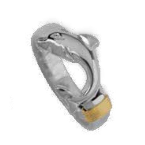 4mm Dolphin Rings W/14ky Wraps 8.0  - RCDOL80