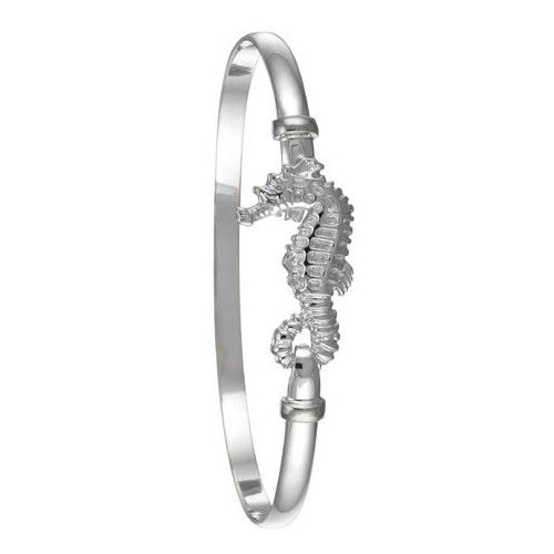 4mm Seahorse Hook Bracelet W/wraps 7.0  - S4SH70