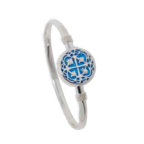 4mm Treasure Coin Created Opal Hook Bracelet W/wraps 7.0  - S4TCOP70