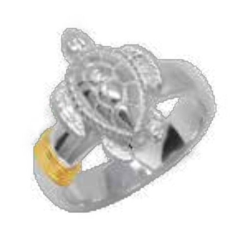 4mm Turtle Rings  W/14ky Wraps 6.0  - RCTUR60