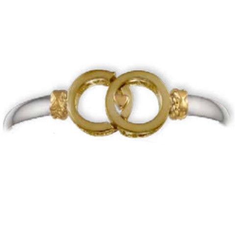 5mm Shared Moments Hook Bracelet W/14ky Wrap And Head 8.0  - C52CSM80