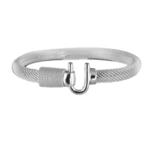 6mm Caribbean Hook Mesh Hook Bracelet 7.5  - S6ME75