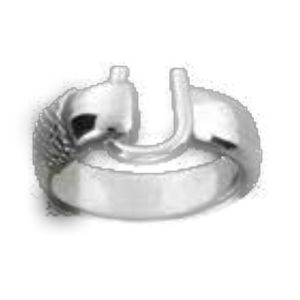 6mm Caribbean Hook Rings 7  - RS6HK70