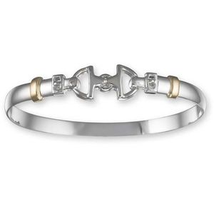 6mm Equiestrian 3 Hook Bracelet W/14ky Wraps 8.0  - C6EQ380