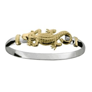 6mm Gator Hook Bracelets W/14k Gator And Wrap 7.5  - C62CGAT75