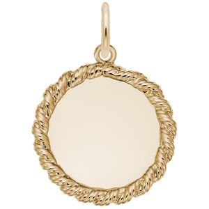 8178-Disc Charm - 10K Gold - 10-4618-10kg
