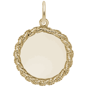 8178-Disc Charm - Gold Plated - 10-4618-gp