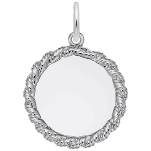 8178-Disc Charm - Sterling Silver - 10-4618-s