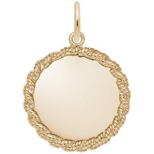 8179-Disc Charm - 10K Gold - 10-4619-10kg