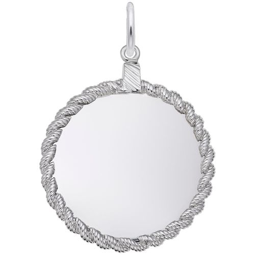 8181-Disc Charm - Sterling Silver - 10-4621-s