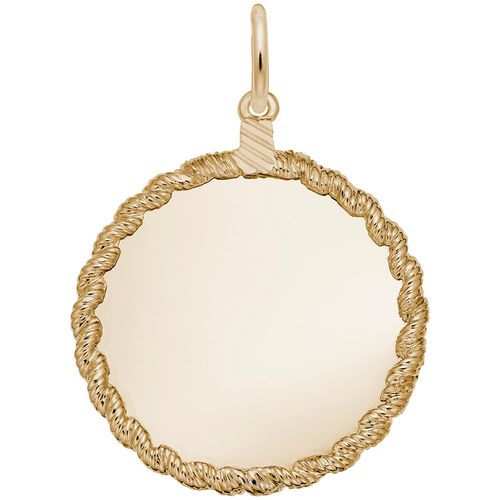 8182-Disc Charm - 10K Gold - 10-4622-10kg
