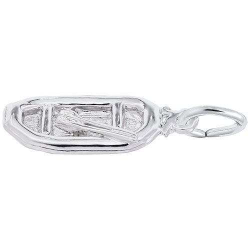 White Water Raft Charm  - Sterling Silver  - 10-8204-0-SS