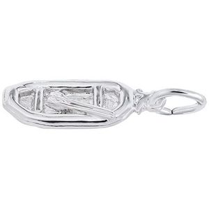 White Water Raft Charm  - Sterling Silver  - 10-8204-0-SS