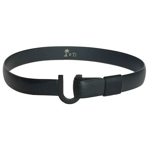8mm Black Matte Finish Titanium Hook Bracelets