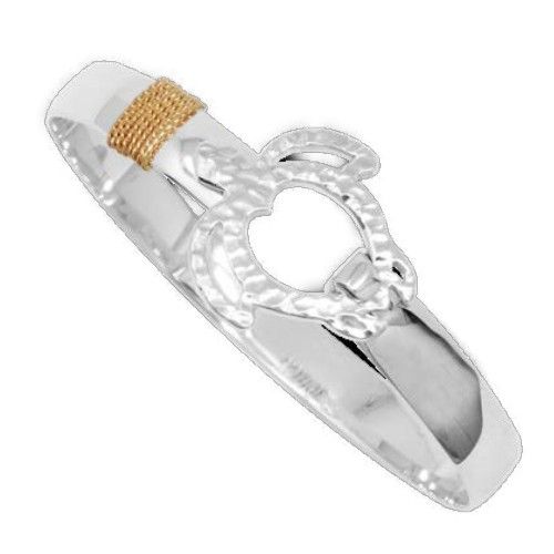 8mm Silhouette Turtle Hook Bracelet W/14ky Wraps 8.0  - C8STUR80