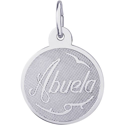 Abuela Charm - 14K White Gold - 10-8375