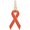 Aids Awareness Ribbon Charm Gold Plated - 10-6426