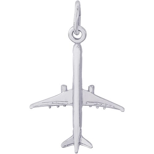 Airplane Charm - Sterling Silver - 10-8326