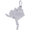 Alaska Map Charm Silver - 10-6470