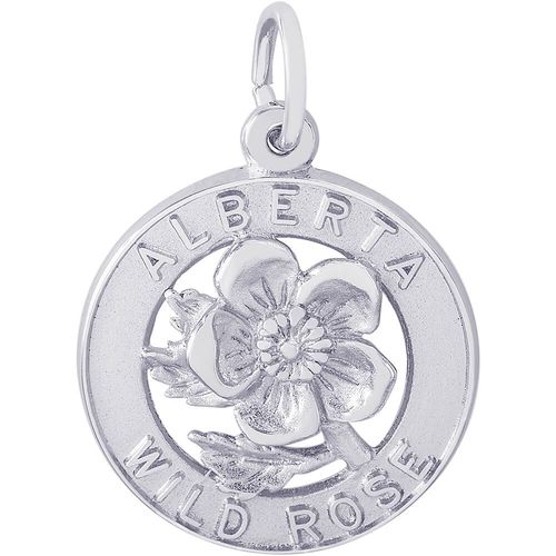 Alberta Rose Charm - Sterling Silver - 10-4203