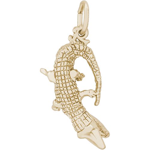 Alligator Charm - 14K Gold - 10-1670