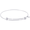 Alluring Expandable Bangle Bracelet - Silver 7 Inch - 20-0521-7-s