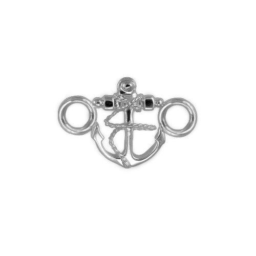 Anchor Clasp Sterling Silver Rhodium Plated - SCCANC-R