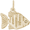 Angel Fish Charm 10K Gold - 10-5311