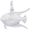 Angel Fish Charm Silver - 10-7744
