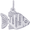 Angel Fish Charm White Gold - 10-5311