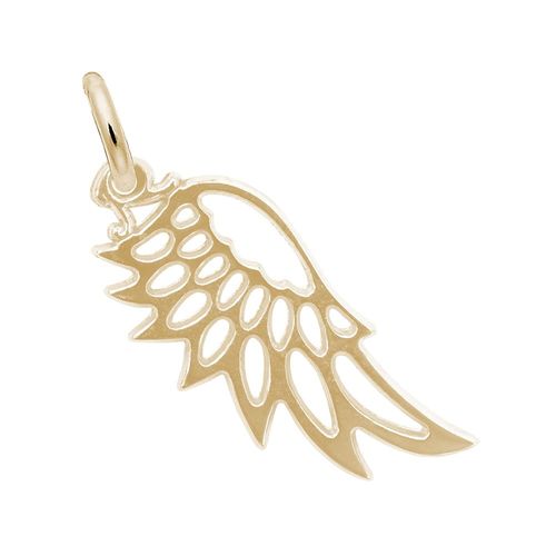 Angel Wing Charm - 10K Gold-10-1121-0-10K
