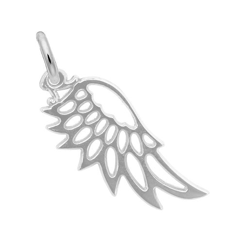 Angel Wing Charm - Sterling Silver-10-1121-0-SS