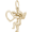 Angel with Heart Charm 10K Gold - 10-6537