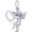 Angel with Heart Charm Silver - 10-6537
