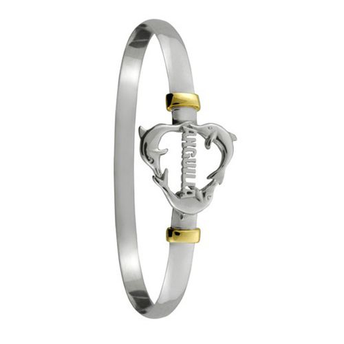 Anguilla Caribbean Destination Bracelet - 6mm 7 Inch - ANGC670