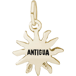 Antigua Sun Small Charm - 10K Gold